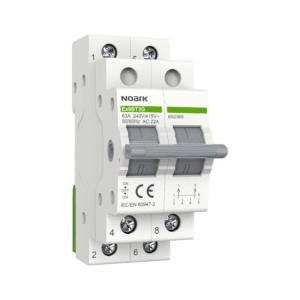 NOARK 63 Amps 2 Pole Three-Way Changeover Switch (Ex9BT3G2CO63A)